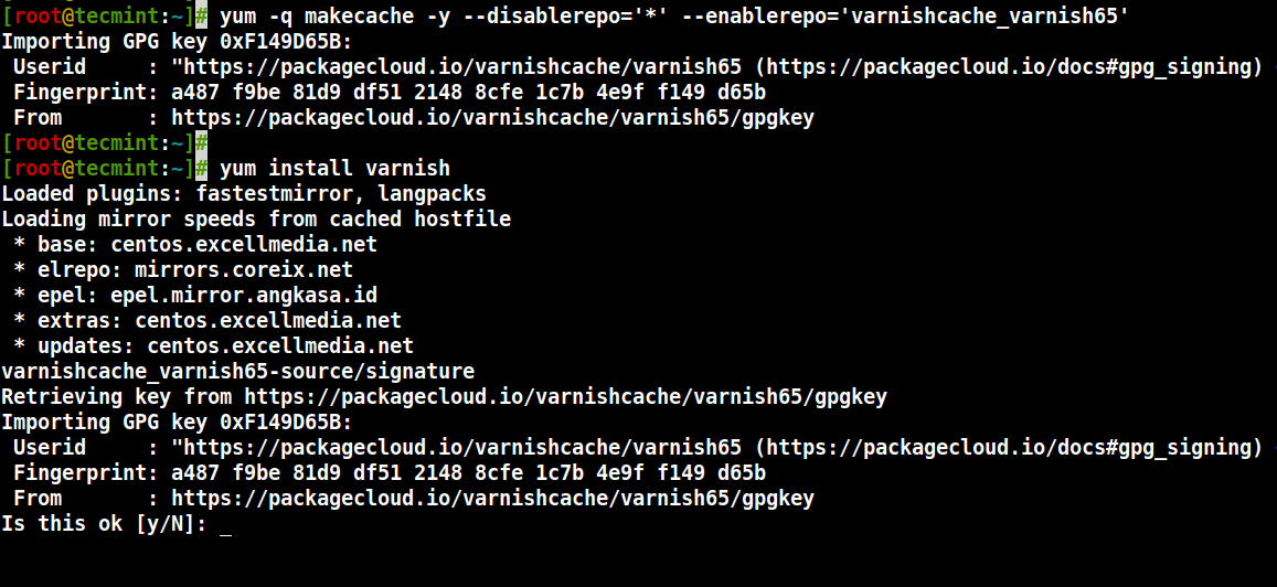 Centos 7 Yum updateinfo.