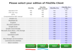 ماینکرفت FileZilla