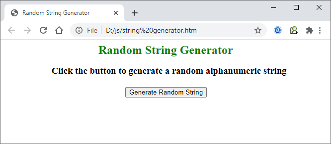 تولید رشته تصادفی (Random string) در جاوا اسکریپت - ایرانیکا سرور