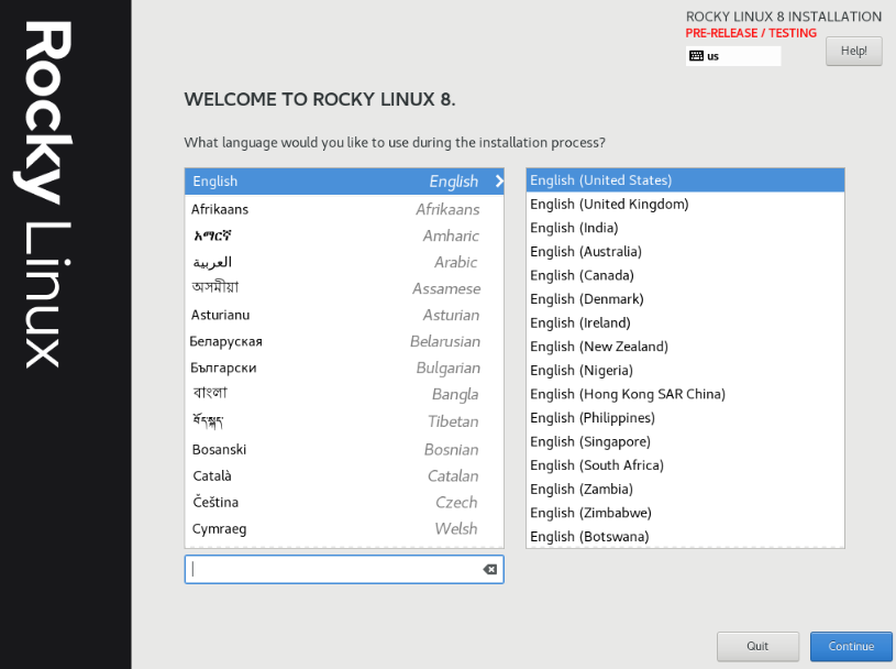 نصب Rocky Linux