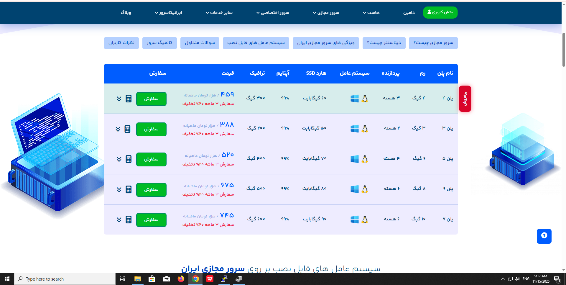 سرور مجازی VPS